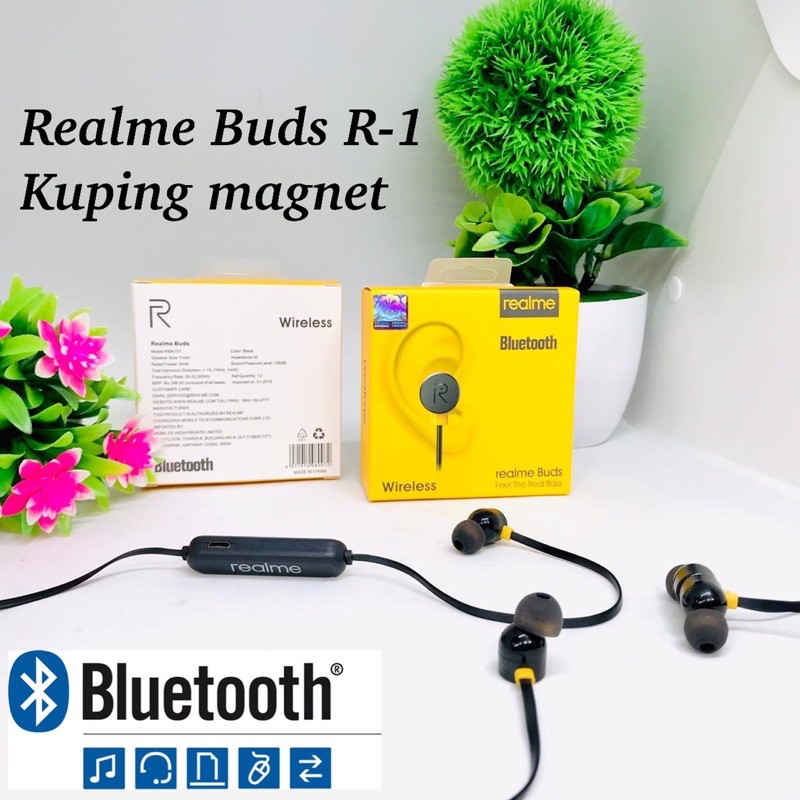 BLUETOOTH REALME  BUDS BL-R2 SPORTY NEW 2022 HEADSET IN EAR WIRELLESS EARPHONE