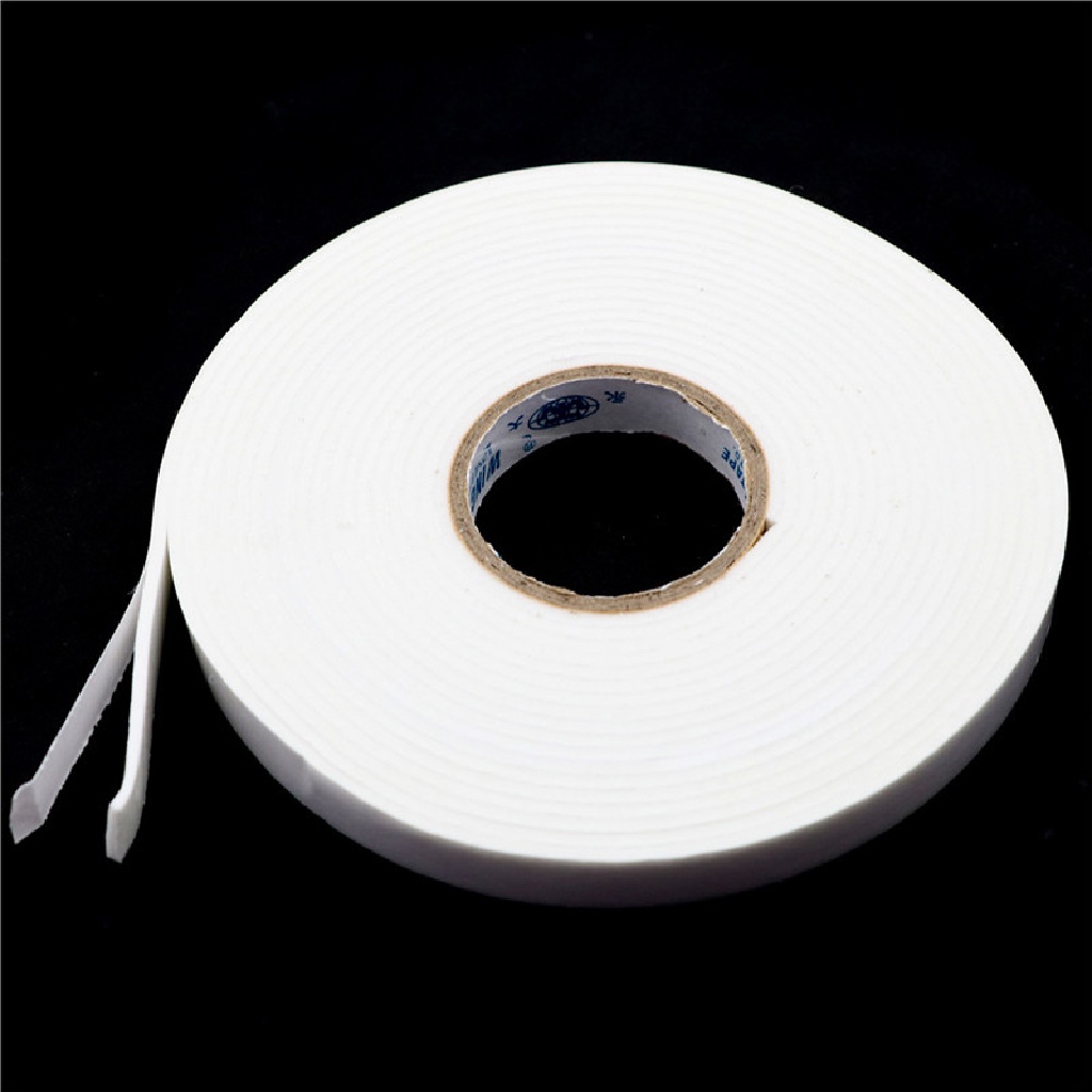 Adawnshbhyu 5M Tape Perekat Super Kuat Busa Double Sided Tape Pad Untuk Pasang Fixing Pad