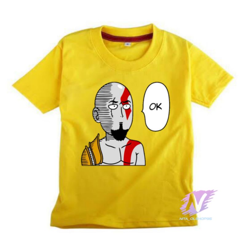 kaos anak one punchman godofwar