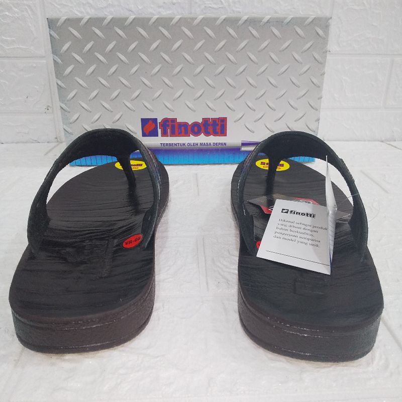 Sandal Jepit Sopan Finotti VR 08 size 38-42 | Sandal Kulit Finotti | Sandal Kasual Finotti