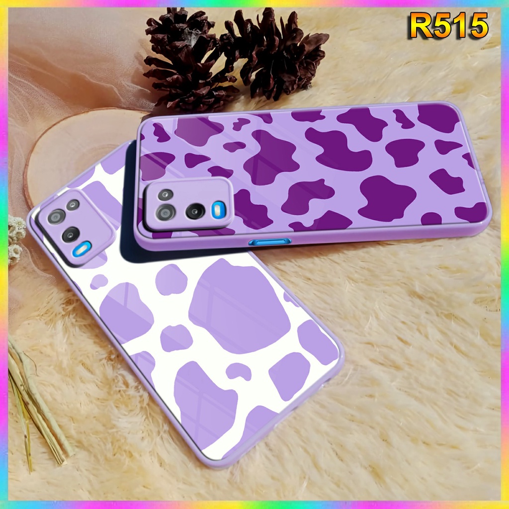 R515 Softcase Oppo A54 Case Kilau Warna A15 | A16 | Reno 5 | Reno 6 | Reno 5f | A12 | A5s | A7 | A11