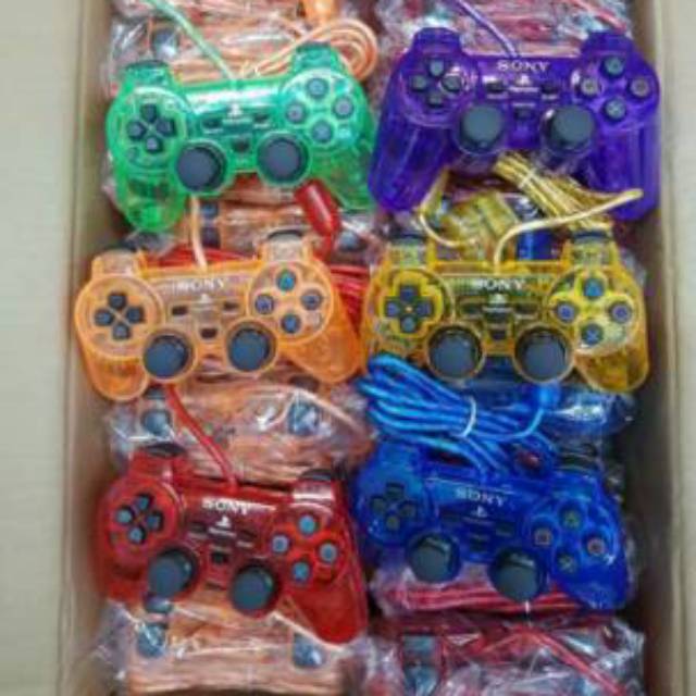 Stik Ps 2 Ps2 Playstation 2 Tw Warna Transparan Shopee Indonesia