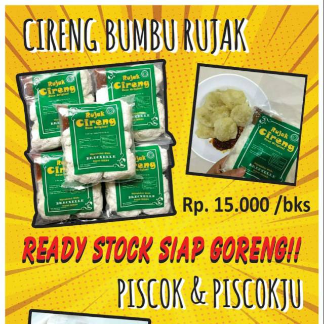 

CIRENG BUMBU RUJAK & PISCOK LUMERIA