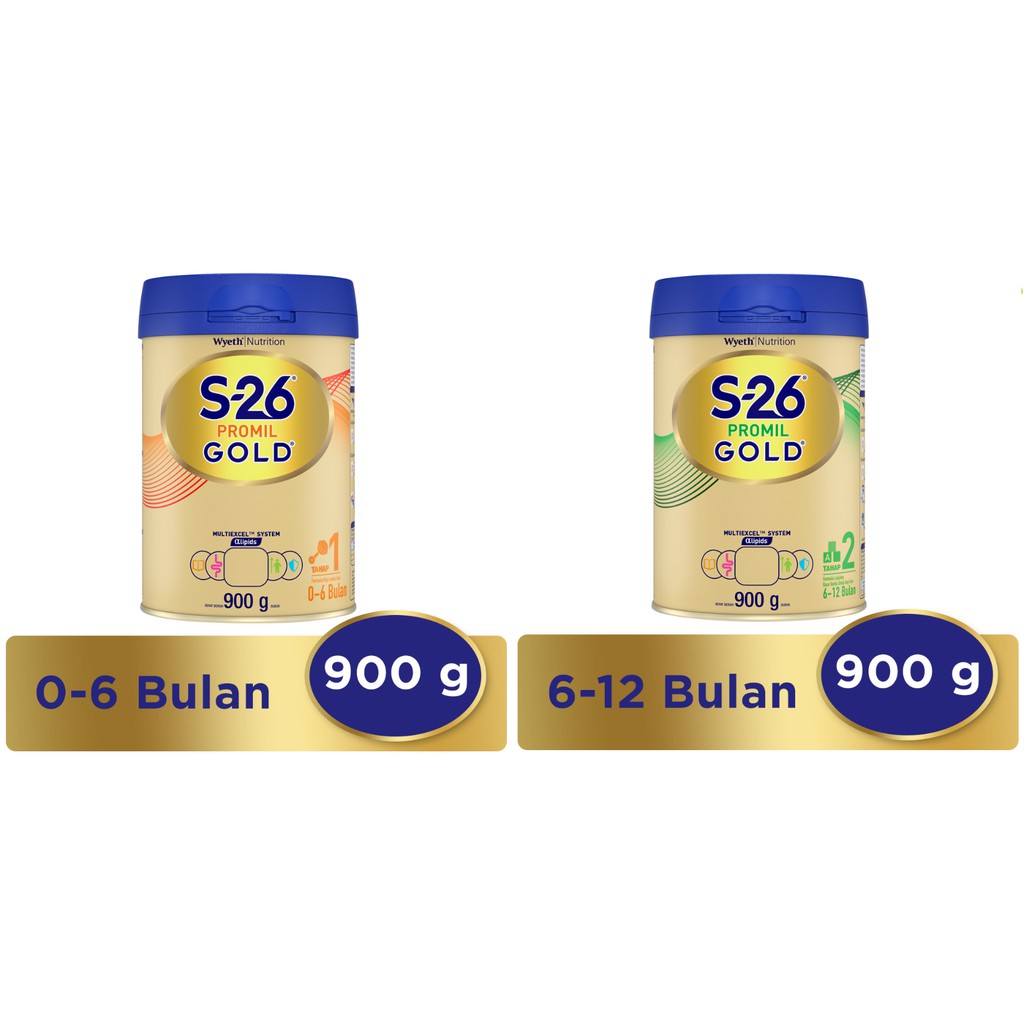 S26 Promil Gold Tahap 2 900gr / S-26 Promil Gold Tahap 2 900gr