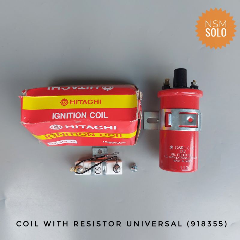 Koil Ignition Coil Segala Semua Jenis Mobil Universal Hitachi 2 kaki
