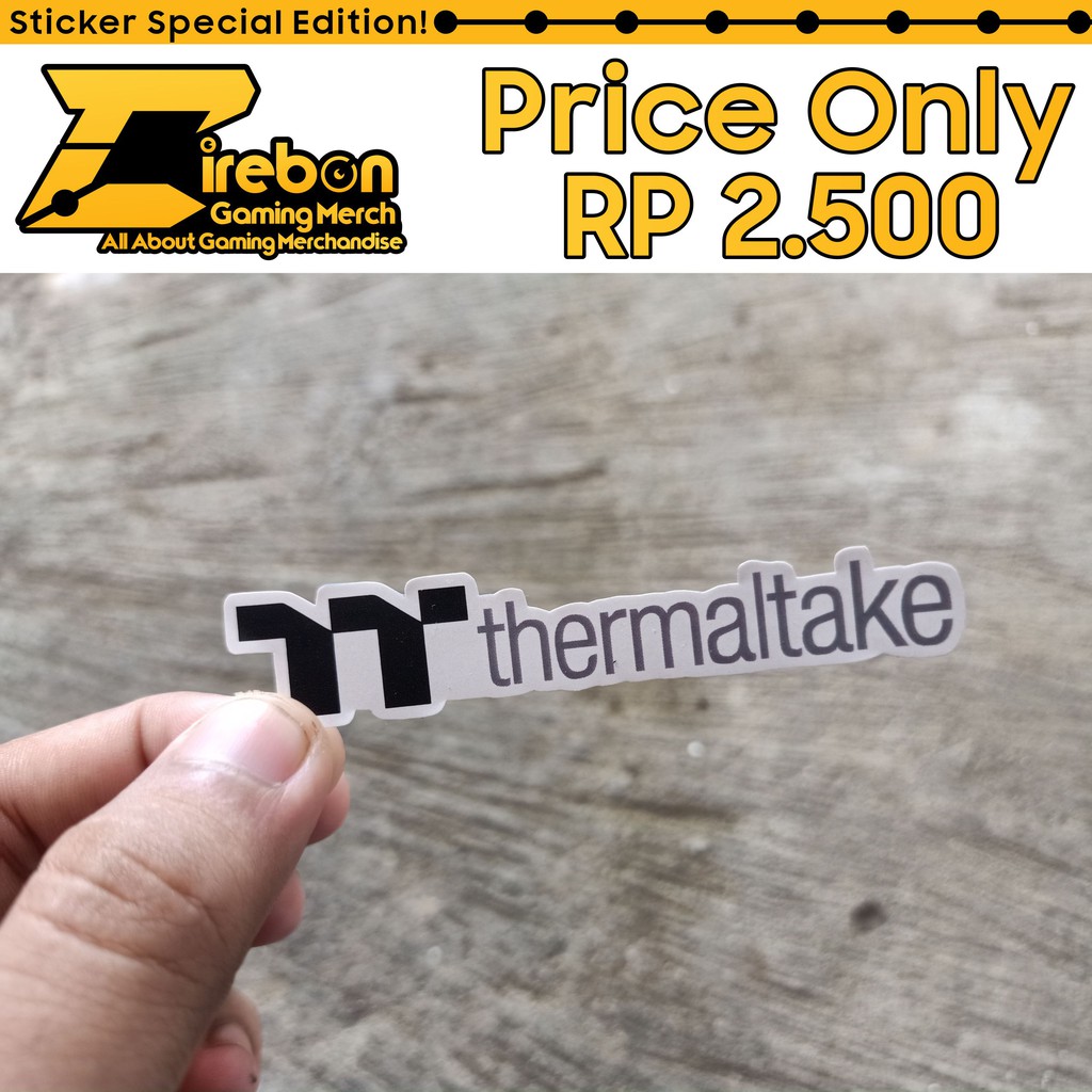 

Sticker Stiker Thermaltake Website