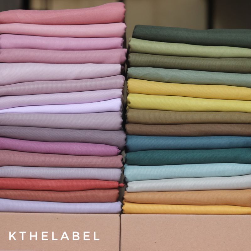 H167 - Segiempat Voal Miracle Syari 130x130 / Hijab Segiempat Syari Polos / Jilbab Segi Empat Jumbo-2