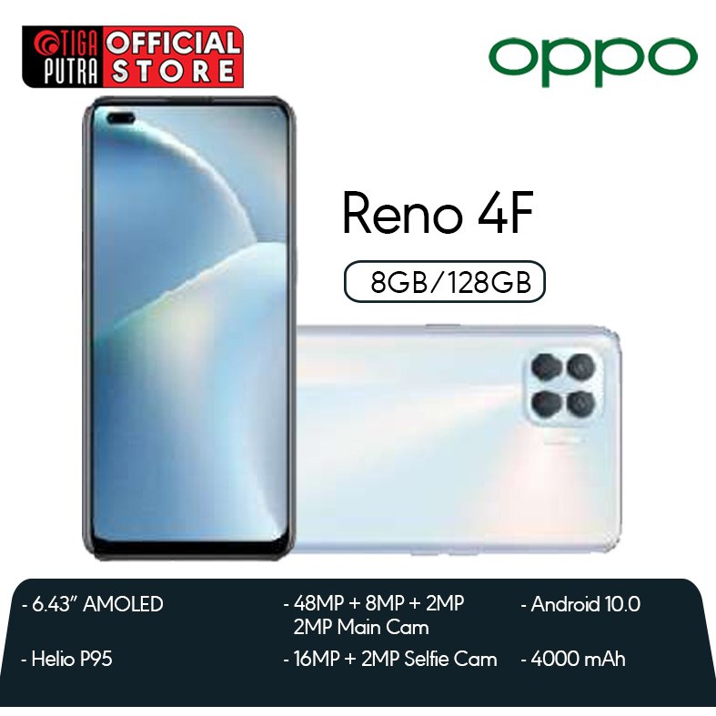 OPPO Reno 4F (Ram 8GB, Rom 128GB, 3D Borderless Screen, Super Vooc, AI Portrait Cameras)-6