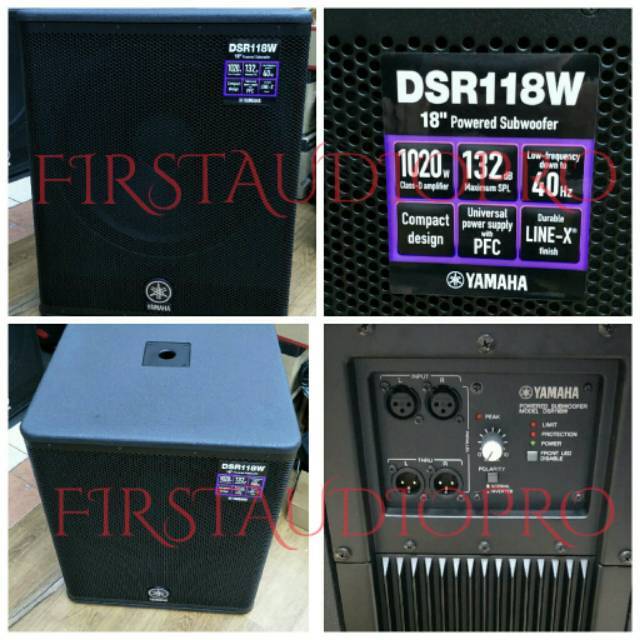 Subwoofer aktif YAMAHA DSR 118 Aktif Sepasang Original Garansi resmi