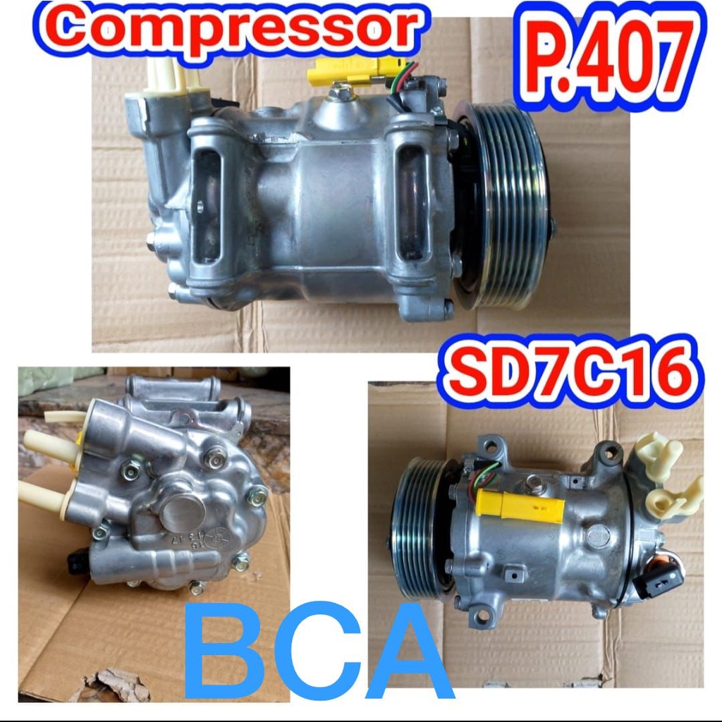 COMPRESSOR KOMPRESOR AC Mobil ASLI SANDEN PEUGEOT 407