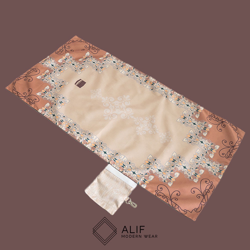 ALIF SAJADAH GENGGAM TRAVEL / SAKU / PORTABLE / WATERPROOF ( ALIF MODERN WEAR SJG-0147 )