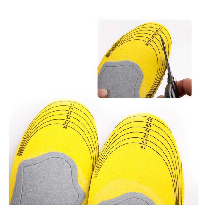 Sol Sepatu 3D Premium Orthotics Flat Foot Size -DL90