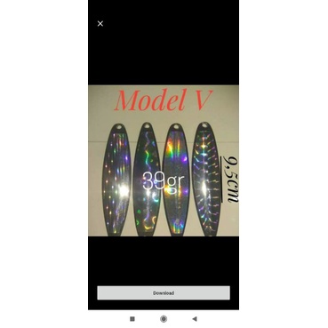 lure umpan SPOON MARKONYEH MODEL V 40gr