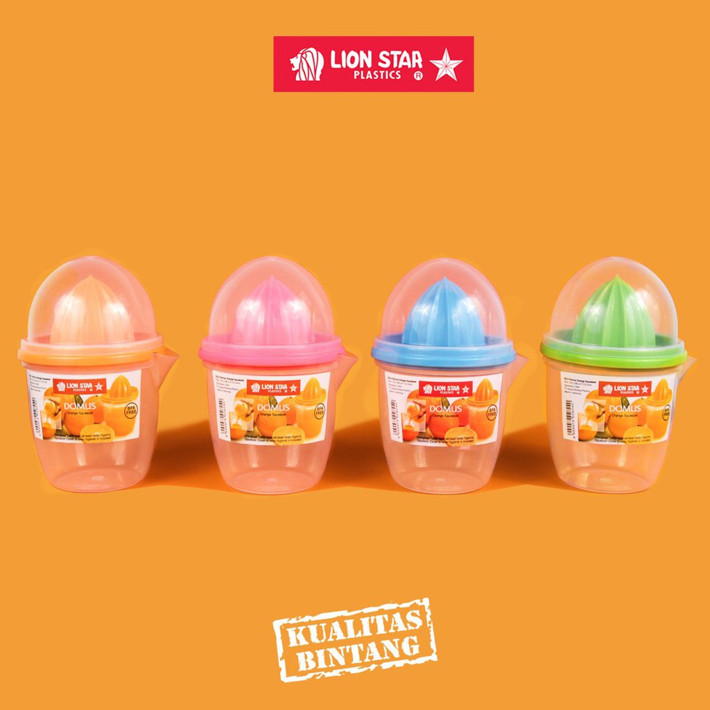 Domus Orange Squeezer SQ-2 Lion Star Alat Peras Jeruk Baby Murah Perasan Jeruk Nipis Plastik