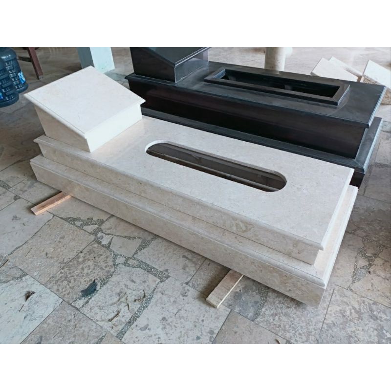 Kijing Makam Batu Marmer Putih