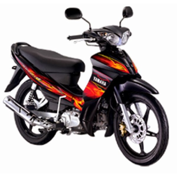 Full Bodi Yamaha Jupiter Z Burhan Warna Hitam Merah