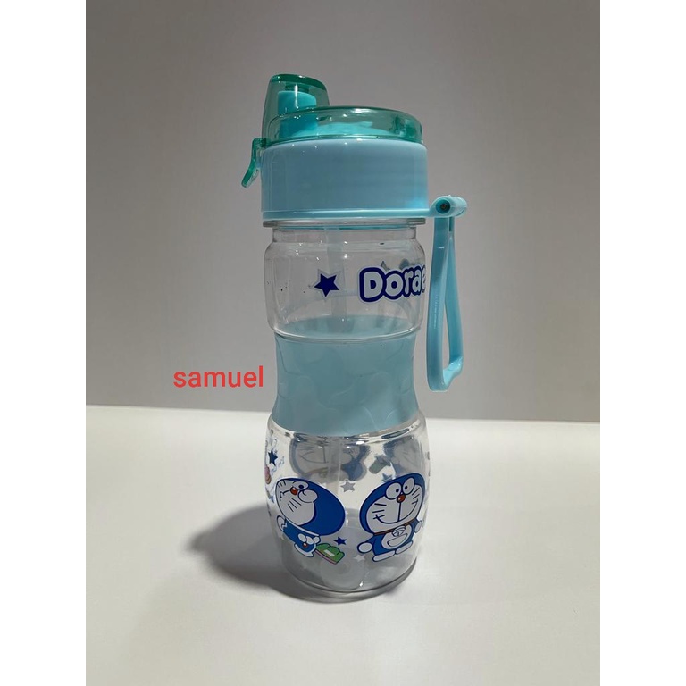 Botol Minum Anak BPA Free sedotan handle karakter 400ml - botol minum 3588