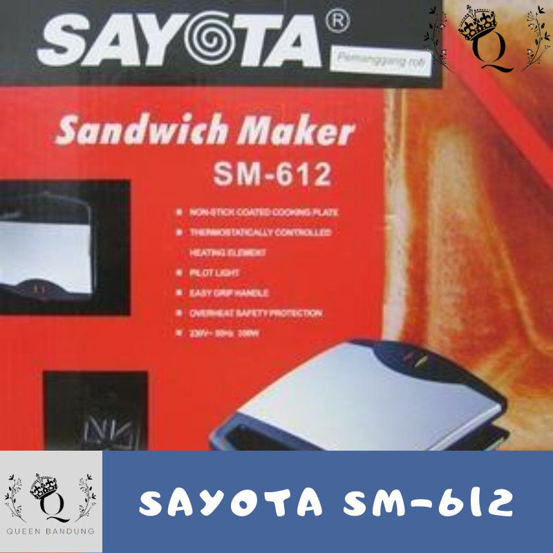 Sandwich Toaster Sayota SM 612 Pemanggang Roti