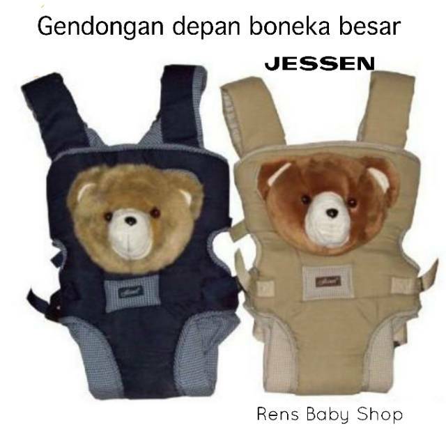 Gendongan gendong depan bayi boneka besar