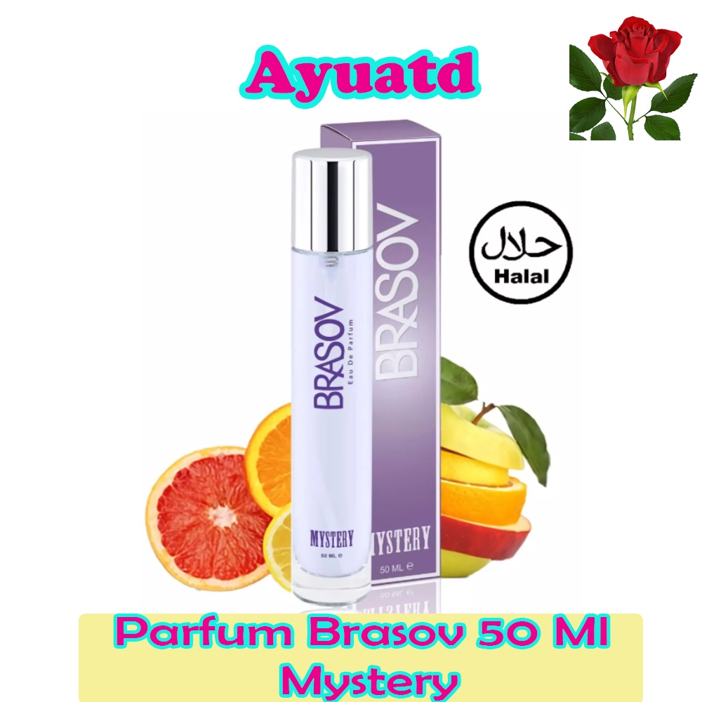 Parfum BRASOV Mystery EDP 50ml Ungu