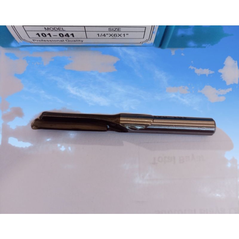 MATA PROFIL KAYU LURUS STRAIGHT BIT 6MM / MATA PROFIL TRIMMER ROUTER