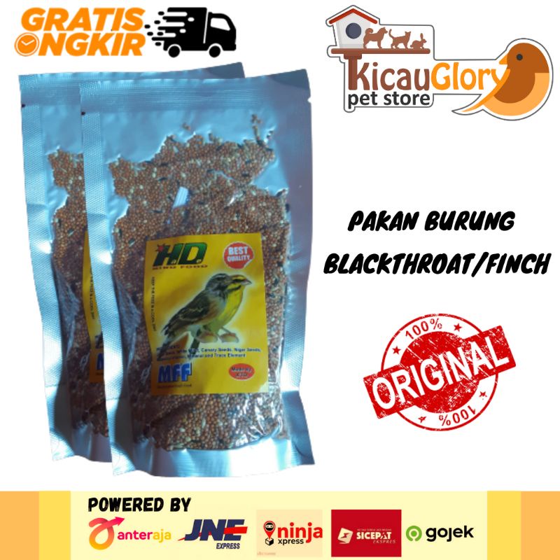 HD Blackthroat Pakan Burung Black Throat Finch MFF Biji Bijian