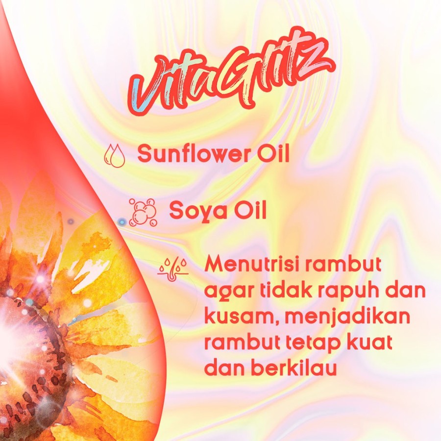 PAKET ISI 3 Makarizo VITAGLITZ Hair Serum STRENGTH BOOSTER - Serum Rambut Tube 8 mL-2