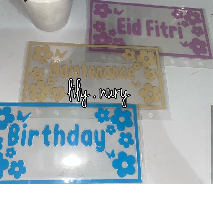 

【FREE SHIPPING】 Cash Envelope Laminated A6 FLOWERS Termurah/{Original}/5.5 Promo >>/MEN SALE/「Ready Stok」