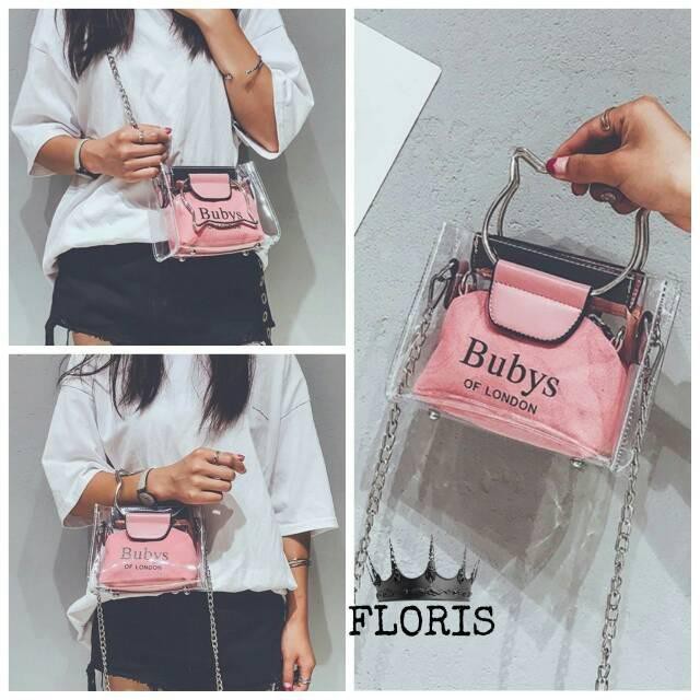 [BISA COD] TERLARIS TAS BUBYS - Tas Selempang Wanita Slingbag Bubys of london