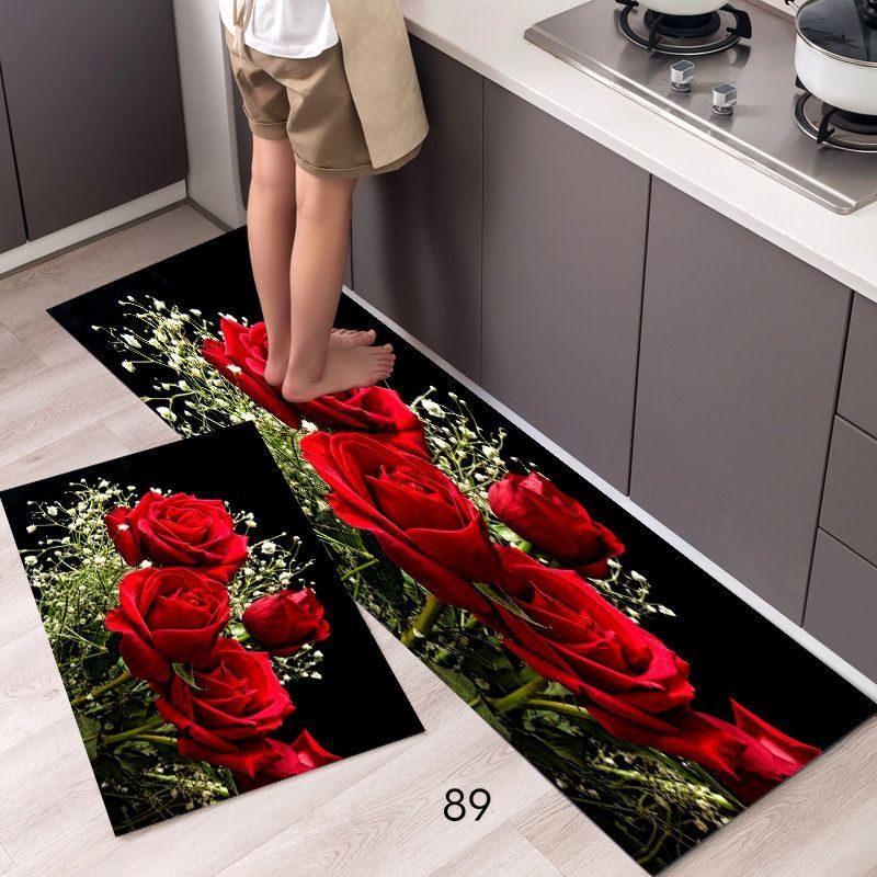 BEST SELLER KARPET DAPUR MINIMALIS/KESET DAPUR 2IN1 ANTI SLIP/KITCHEN FLOOR MENYERAP AIR DAN MINYAK 