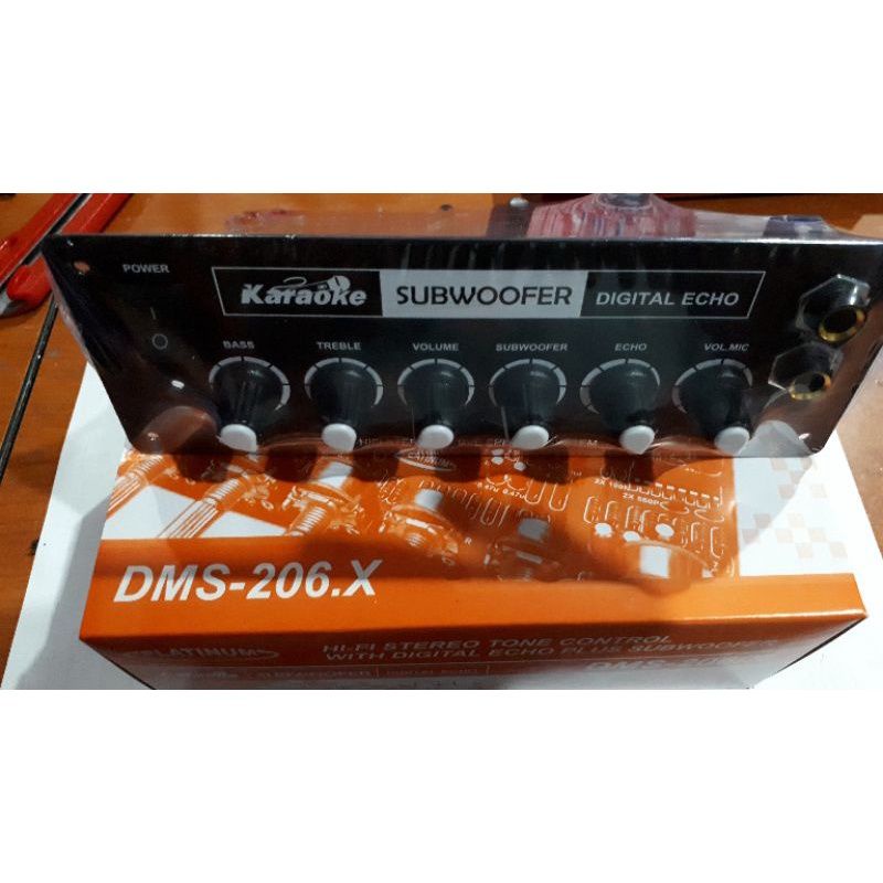 DMS-206X PANEL, KIT TONE CONTROL STEREO PARAMETRIC SUBWOOFER ECHO