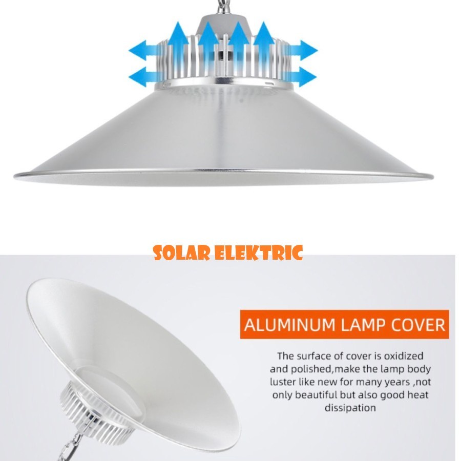 Lampu Gantung Industri Gudang LED 50WATT Highbay LED AWET SUPER TERANG