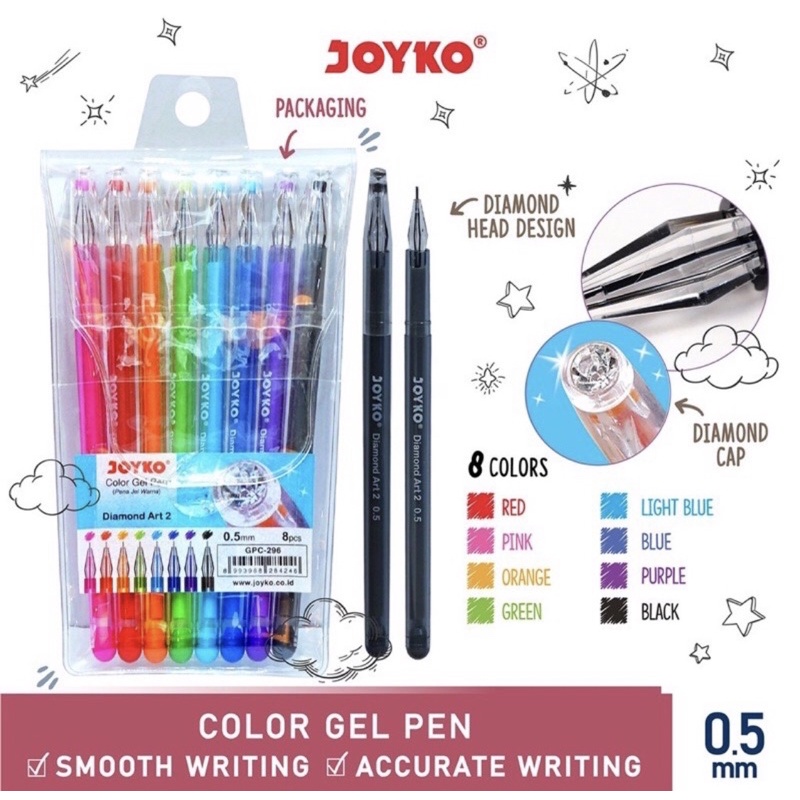 

BULPEN 8 WARNA JOYKO DIAMOND ART GPC-296