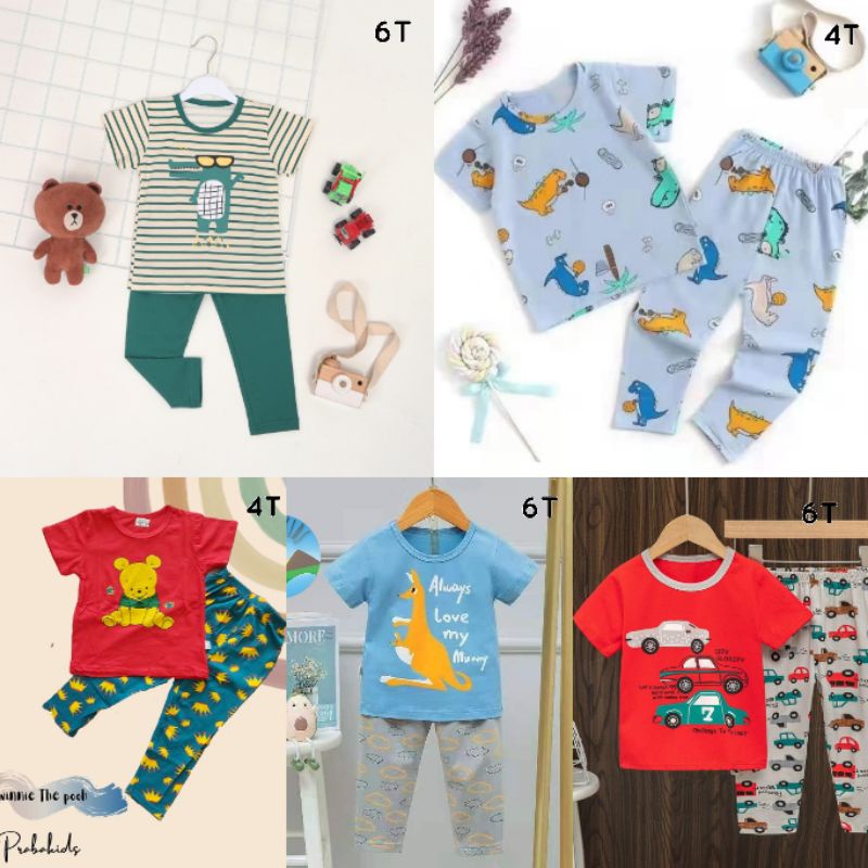 setelan anak import/ baju harian anak/ daily wear/ jijiber/ kubao