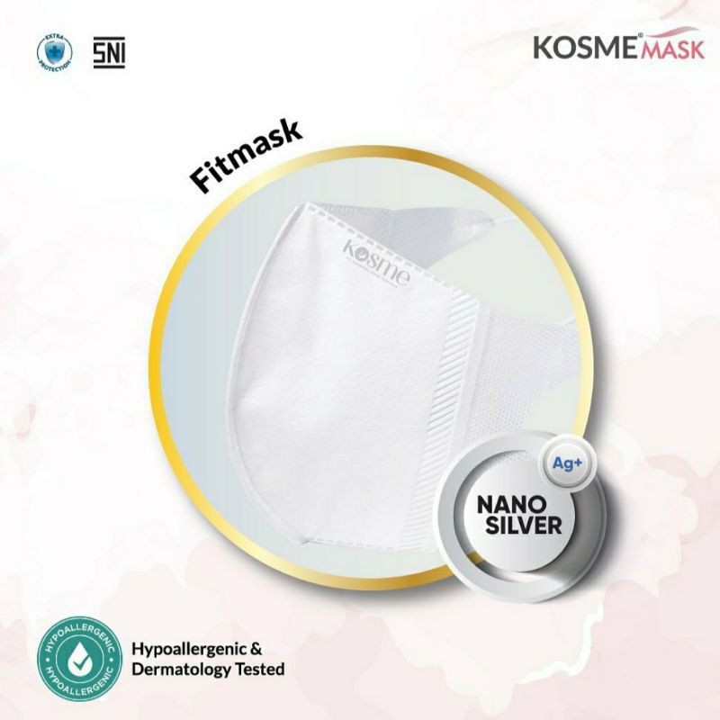 MASKER FITMASK KOSMEMASK NANO SILVER - KOSME MASK