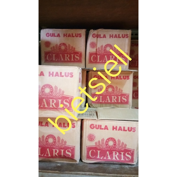

BISA COD tepung gula 250gr claris merah 16 pcs/dus