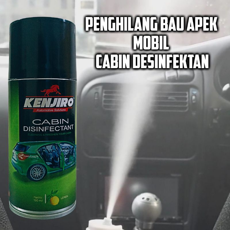 Penghilang bau apek mobil/cabin desinfektan/pewangi/pengharum mobil