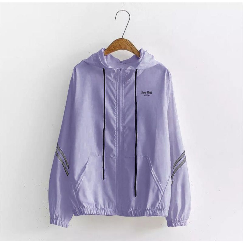 Jaket Parasut Wanita Olahraga - Jaket Turbo Superroots Apparel