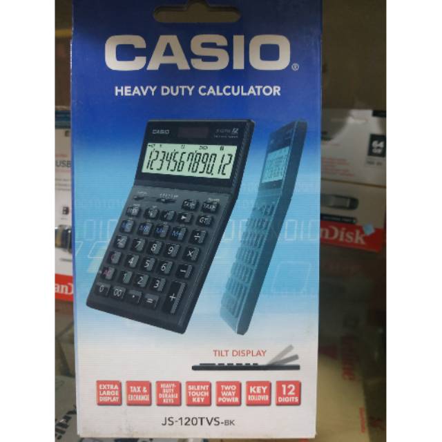 

Casio calculator JS-120TVS 12digit original bergaransi