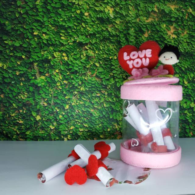 [ORGM] Kado valentine vday mesage box surat cinta