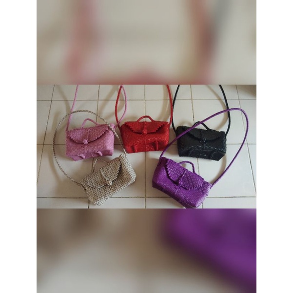 Tas anyaman jali - Selempang tas jali jali