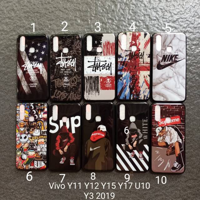 Case gambar Vivo Y11 Y12 Y12i Y15 Y17 Y3 2019 U10 motif