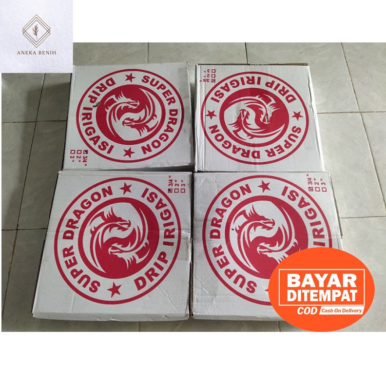 Selang Drip Irigasi Pertanian Super Dragon 15 Mikron X 180 meter