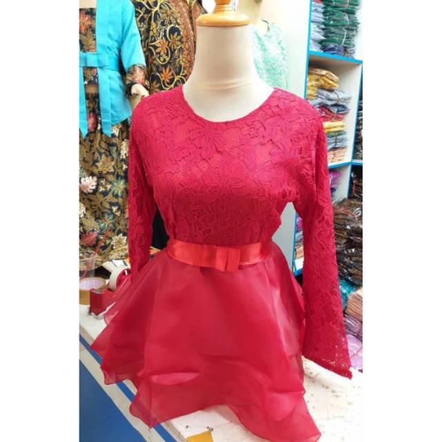 Dres brokat organza 5