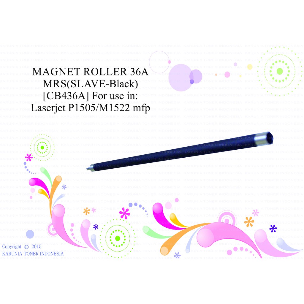 

Magnet sleeve Selongsong Toner 36A CB436A Printer P1522 M1120 Black
