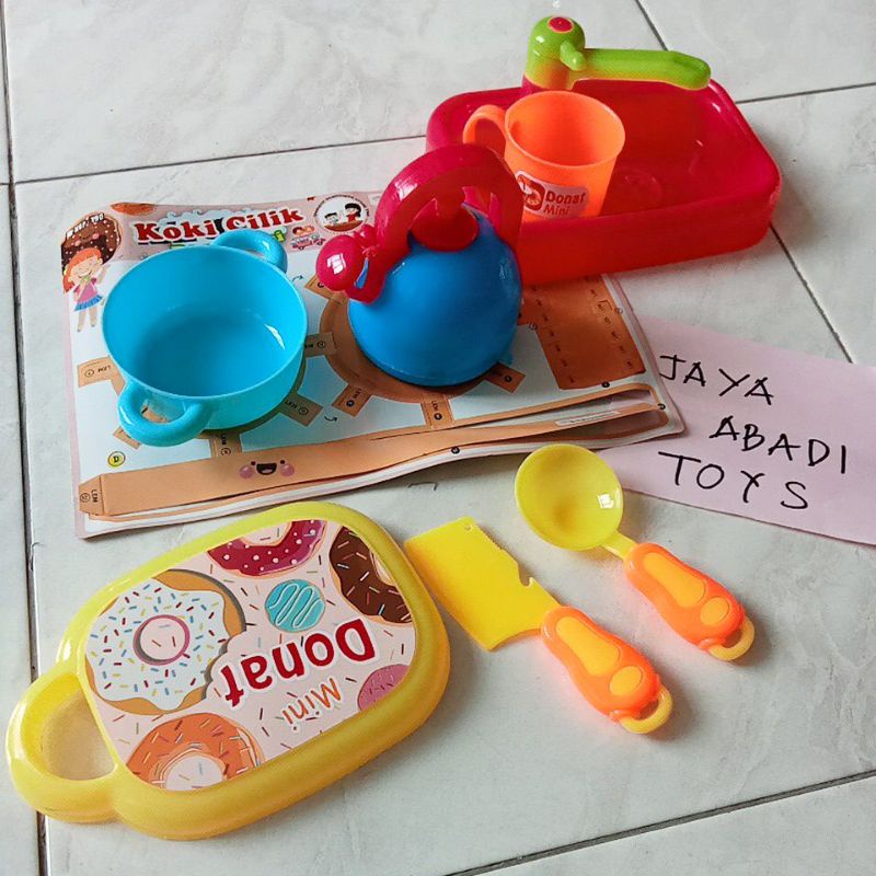 KGP 190 - Mainan Masakan Koki Cilik Donat Mini Wastafel KGP190