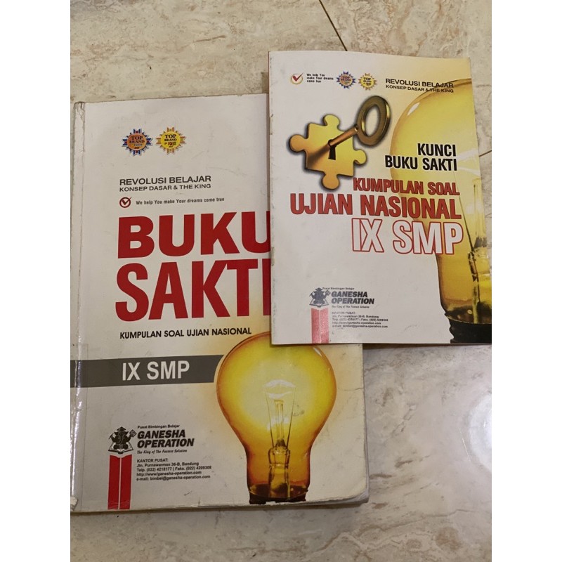 Buku SAKTI Ganesha Operation (GO) Kumpulan Soal Ujian Nasional IX SMP