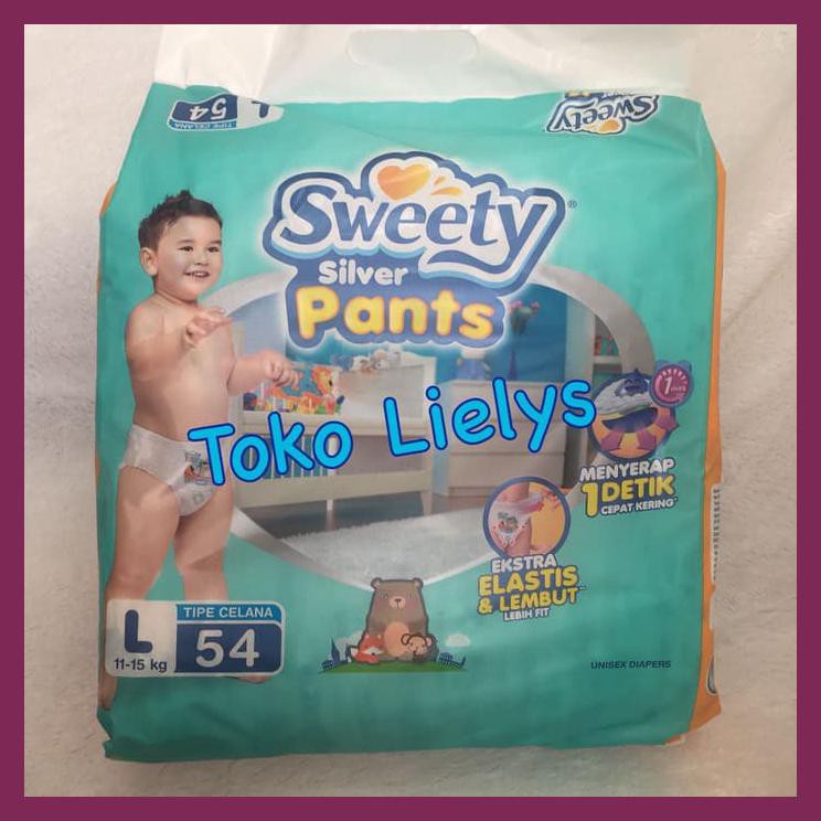 SWEETY SILVER PANTS L54 SWEETY SILVER POPOK CELANA L 54