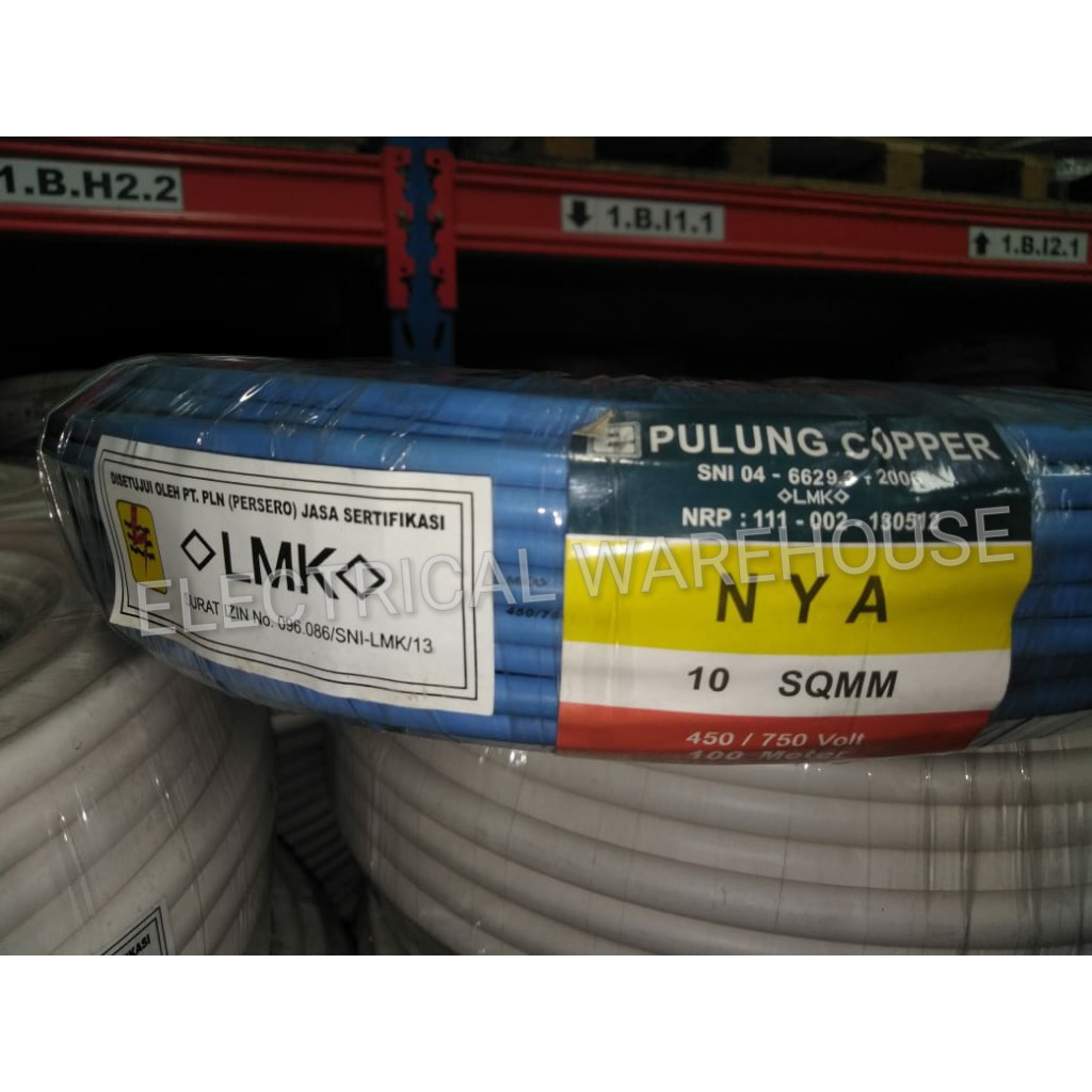 Kabel Listrik NYA 1x10mm2 PULUNG ( 10 mm 10mm 10mm2 1x10mm 1x10 )