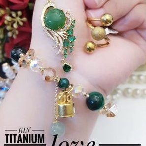 TiTanium set perhiasan wanita AD2